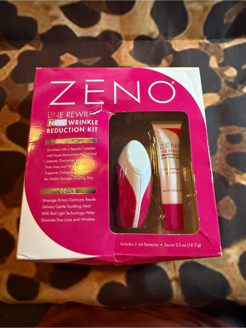 Line Rewind Wrinkle Reduction Kit — Pink/White